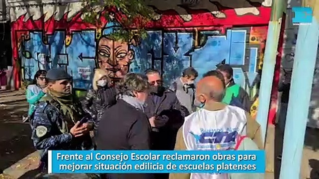 Frente al Consejo Escolar reclamaron obras para mejorar situación edilicia de escuelas platenses