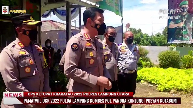 Kabid Humas Polda Lampung Asistensi Polres Lampung Utara, Pastikan Kesiapan Ops Ketupat-K 2022