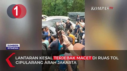 [TOP3NEWS] Pengendara Blokir Tol Cipularang, SBY Jenguk Hendropriyono, Pemudik Telantar di Bekasi