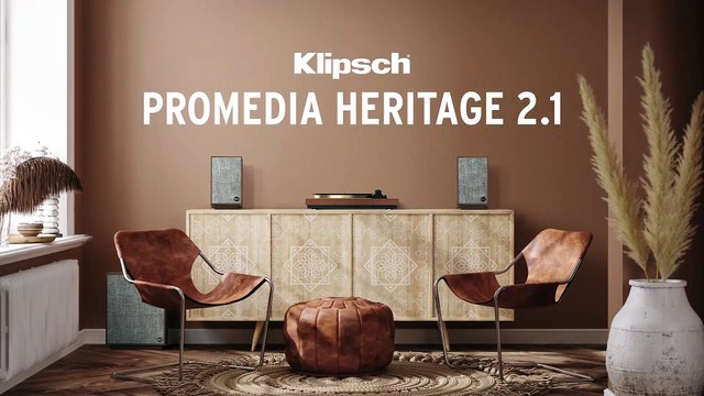 Présentation du kit Klipsch Pro Media Heritage 2.1
