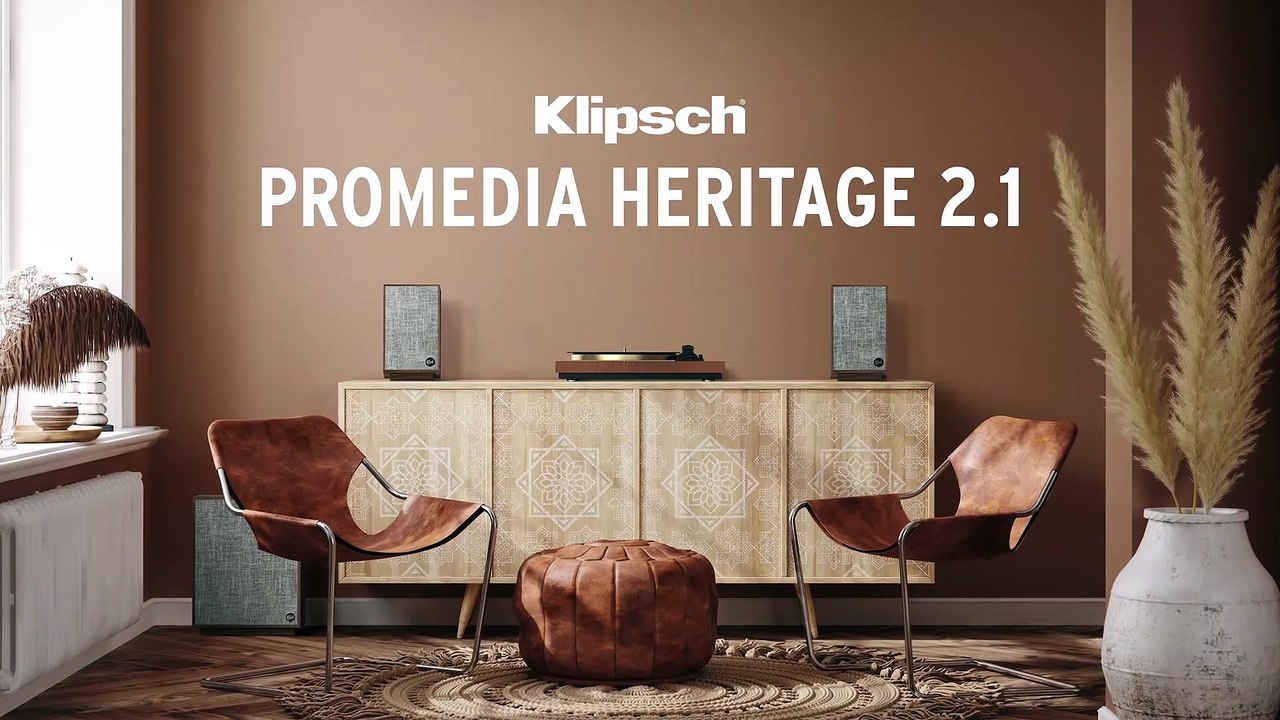 Présentation du kit Klipsch Pro Media Heritage 2.1
