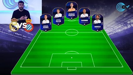 Alineación del Real Madrid contra el Espanyol