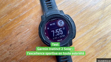 Test Garmin Instinct 2 Solar : l'excellence sportive en toute sobriété