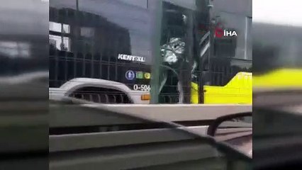 Beylikdüzü'nde metrobüs kazası