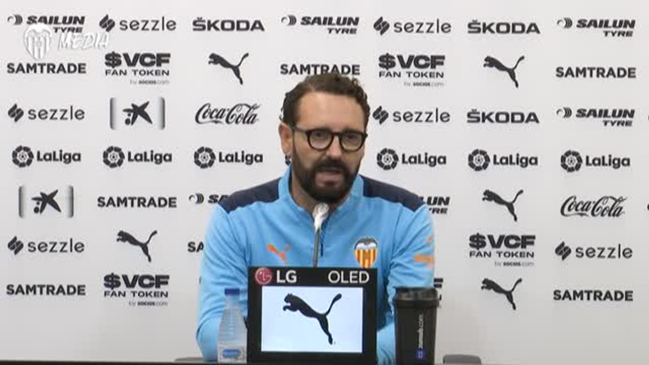 Bordalás: "Estoy muy a gusto, sinceramente, que hay cosas que creo que se pueden cambiar, indudablemente"