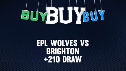 Look For A Draw (+210) Between Wolves & Brighton On Saturday