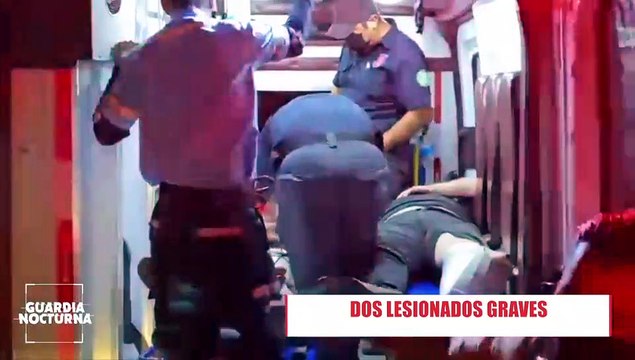 Dos lesionados dejó un aparatoso percance sobre el nodo vial Revolución