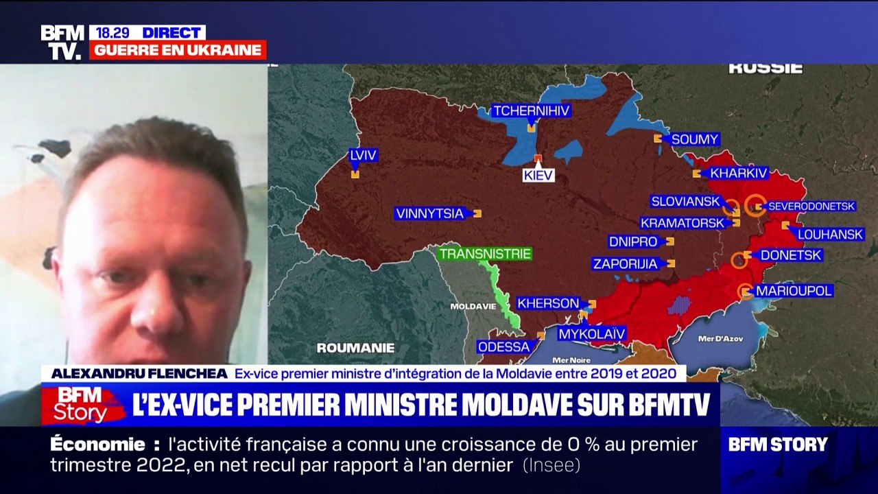 "Aussi longtemps que Vladimir Poutine aura l'ambition de rétablir l'Union soviétique, tous ces pays seront des cibles potentielles", affirme l'ex-vice Premier ministre de la Moldavie