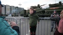 Military vehicles roll through Moscow city center ahead of V-Day parade rehearsal