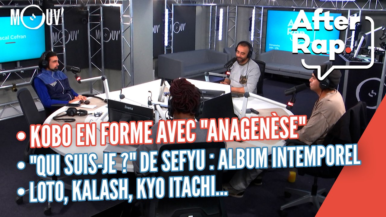 Kobo en forme avec "Anagenese", "Qui suis-je" de Sefyu : album intemporel, Kalash, Kyo Itachi...