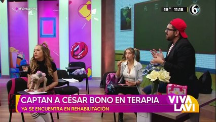 César Bono es captado en terapia; ya se encuentra en rehabilitación