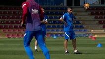 El Barça prepara el encuentro contra el Mallorca