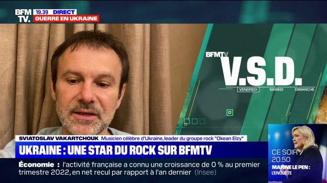 Ukraine: le leader du groupe de rock Okean Elzy donne des concerts pour remonter le moral des troupes