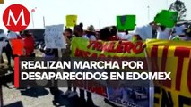 Realizan marcha por personas desaparecidas en el Edomex