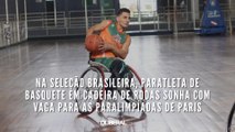 Na Seleção Brasileira, paratleta de basquete em cadeira de rodas sonha com vaga para as Paralimpíadas de Paris