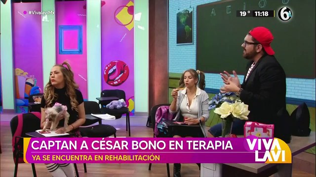 César Bono es captado en terapia; ya se encuentra en rehabilitación