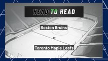 Boston Bruins At Toronto Maple Leafs: Puck Line, April 29, 2022