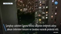 Şanghay’da Tencere Tavalı Protesto