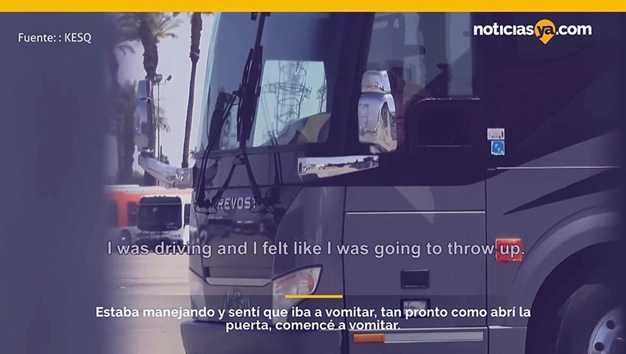 El conductor del autobús del festival de Coache...