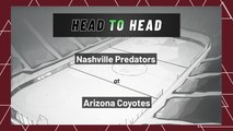 Nashville Predators At Arizona Coyotes: Total Goals Over/Under, April 29, 2022
