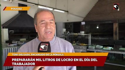 Prepararán mil litros de locro en el Día del Trabajador