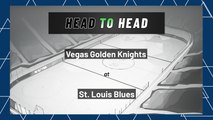 Vegas Golden Knights At St. Louis Blues: First Period Total Goals Over/Under, April 29, 2022