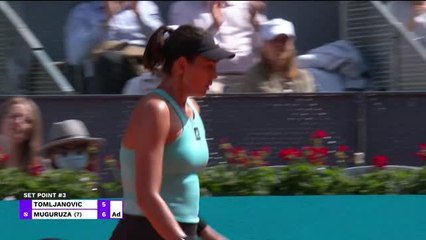 Muguruza wins opener as she seeks first Madrid crown