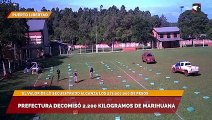 Prefectura decomisó 2.200 kilogramos de marihuana