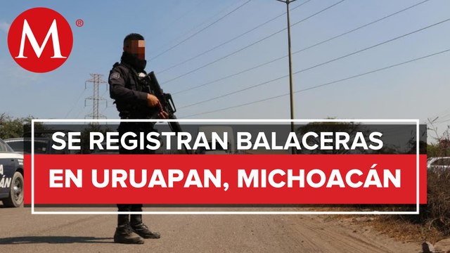 Enfrentamientos entre grupos armados en Michoacán dejan dos vehículos incendiados