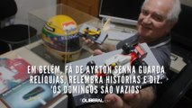 Em Belém, fã de Ayrton Senna guarda relíquias, relembra histórias e diz: 'Os domingos são vazios'