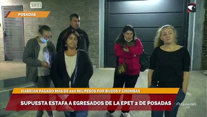 Supuesta estafa a egresados de la Epet 2 de Posadas