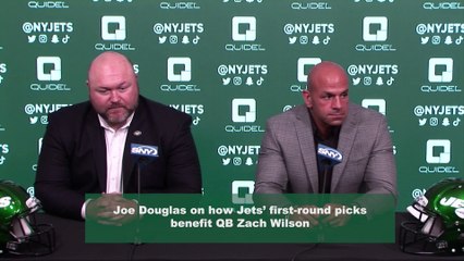 Joe Douglas on How Jets First-Round Picks Benefit Zach Wilson