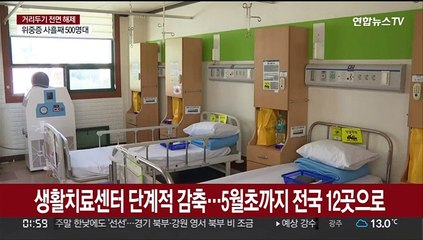 생활치료센터 단계적 감축…5월초까지 전국 12곳으로