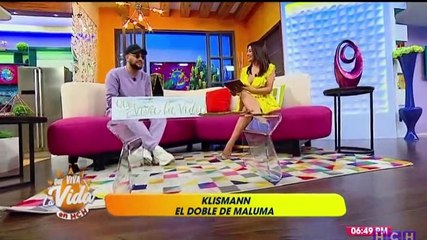 El doble de #Maluma en #QVLV dejó encantada a #MilagroFlores y a miles de televidentes
