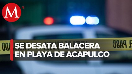 Asesinan a una persona en playa de Acapulco; hay otro lesionado