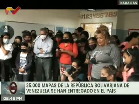Más de 30 mil mapas geográficos de Venezuela son entregados como recurso pedagógico en planteles del país