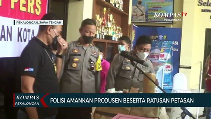 Polisi Amankan Produsen Beserta Ratusan Petasan