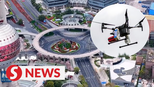Drones used to bring medicine to cancer patient in Shanghai