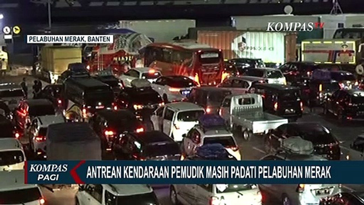 Pelabuhan Merak Dipenuhi Pemudik, Kapolri : Waktu Bongkar Muat Dipersingkat