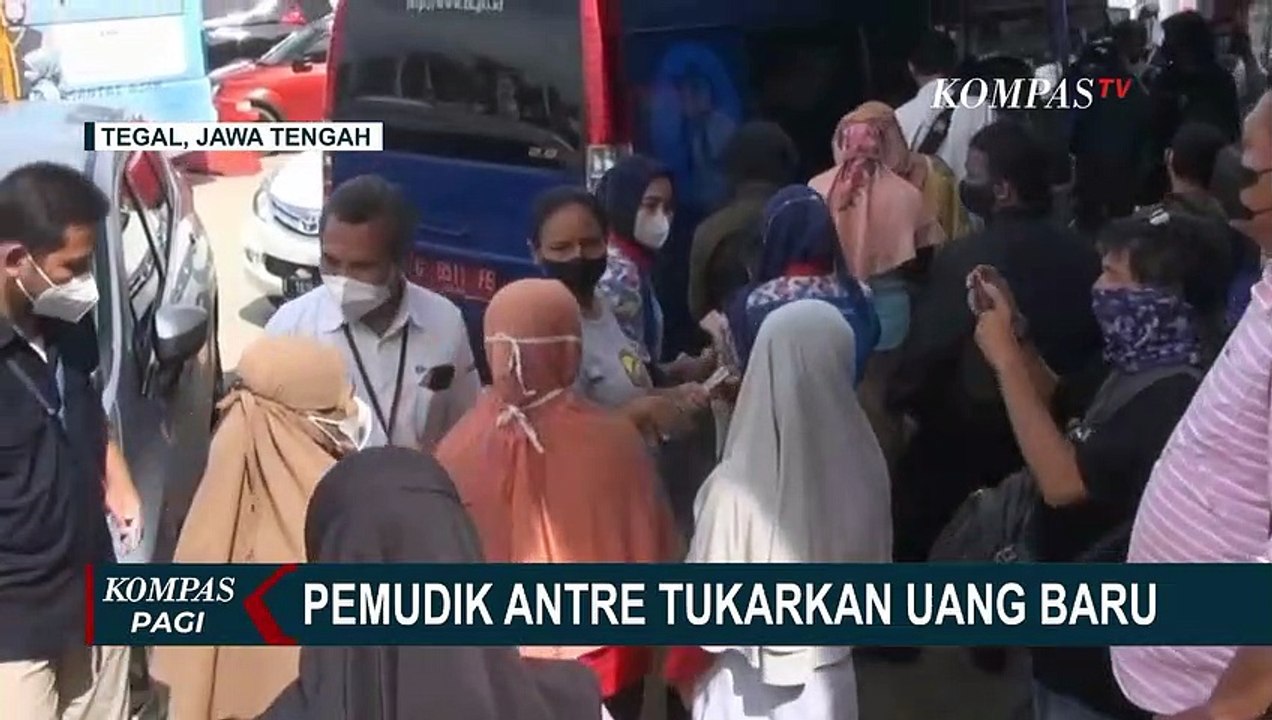 8 Mobil Penukaran Uang Baru Disiapkan, Pemudik Serbu Mobil Keliling di Rest Area Tol Pejagan-Batang