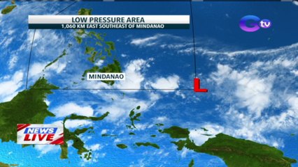 Isang bagong LPA sa labas ng PAR binabantayan ng PAGASA | News Live
