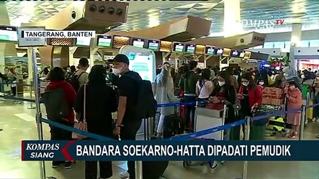 Bandara Ramai, Tapi Ada Penurunan Jumlah Pemudik yang Berangkat dari Bandara Soekarno Hatta