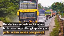 Bus Kekinian Tanpa Pintu Sopir, Kok Bisa?