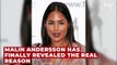 Malin Andersson finally reveals the real reason her baby daddy left her