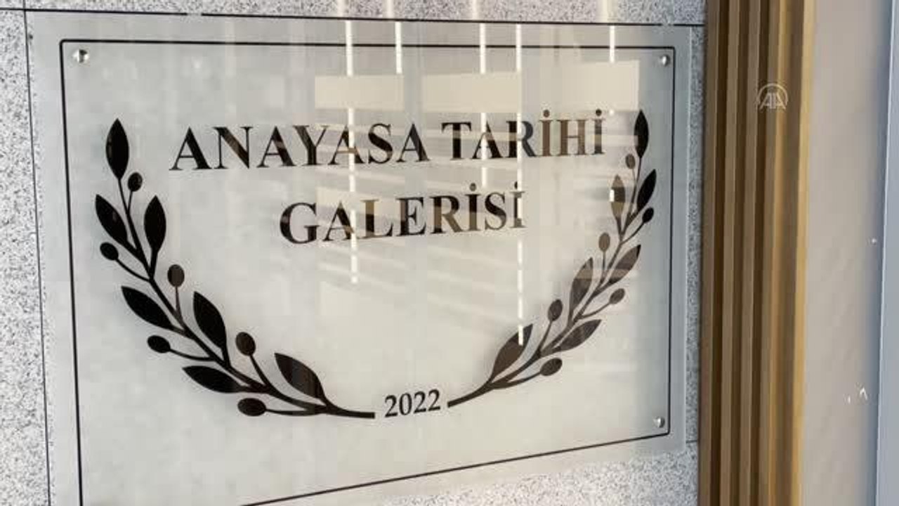 Anayasa Mahkemesinin 60 yıllık tarihi Anayasa Tarihi Galerisi'nde sergileniyor