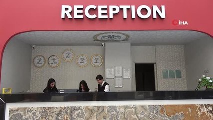 Çalışanlarıyla dikkat çeken otelde, bayram yoğunluğu