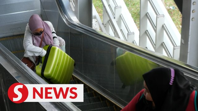 Escalator repairs at Terminal Bersepadu Selatan continue to frustrate commuters