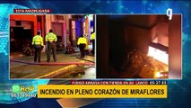 Miraflores: Incendio consume tienda en la avenida Larco