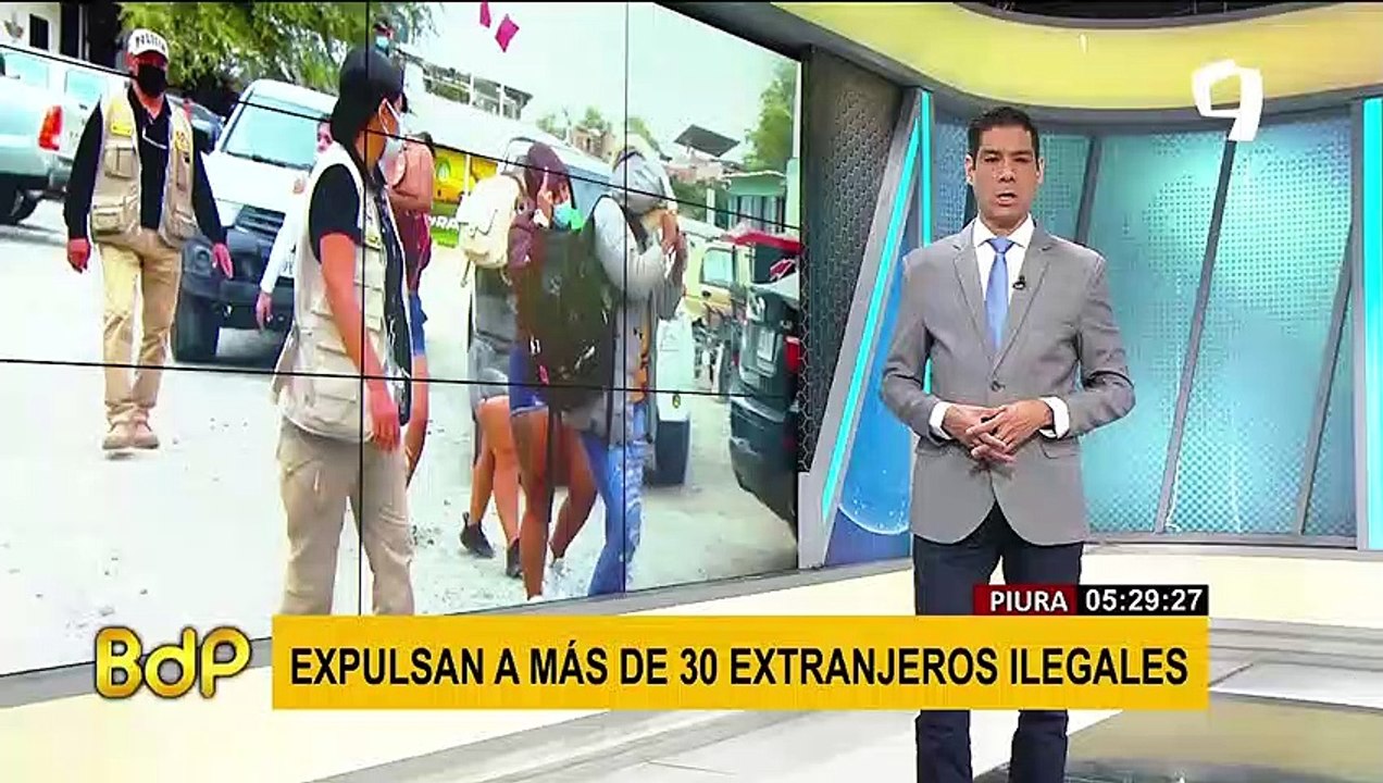 Piura: expulsan a más de 30 extranjeros ilegales que fueron intervenidos en bares