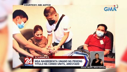 Mga nagbebenta umano ng pekeng titulo ng condo units, arestado | 24 Oras Weekend